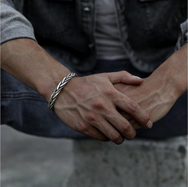 Flor de Cristal Men's Bracelet Luis.