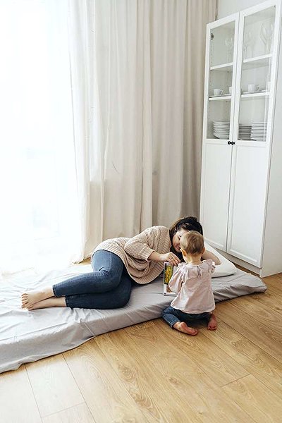Mattress Blomster Folding hiking mattress 195 × 80, grey ...