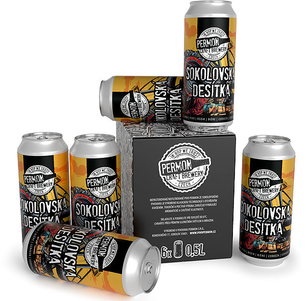 PERMON 6-PACK CLASSIC I. 10°, 4% ABV beer