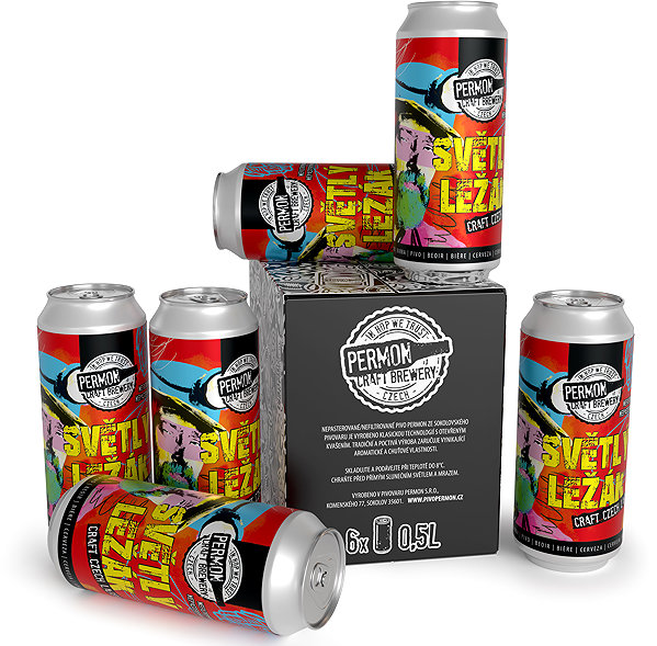 PERMON 6-PACK CLASSIC II. 12°, 4.8% vol. beer.