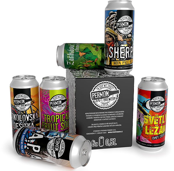 PERMON 6-PACK COMPLET 16°, 7.5% vol. beer
