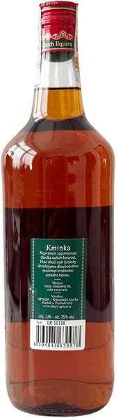 Apicor Kmínka liqueur 1L 35% ABV.