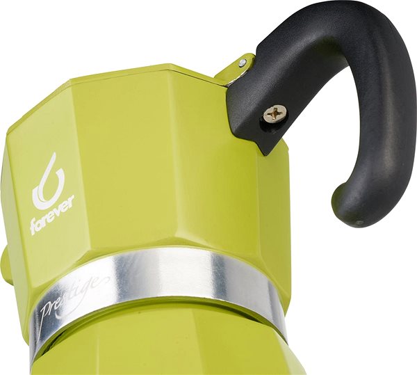 Moka Pot Forever Moka Teapot Miss Moka Prestige Green, for 2 Cups ...