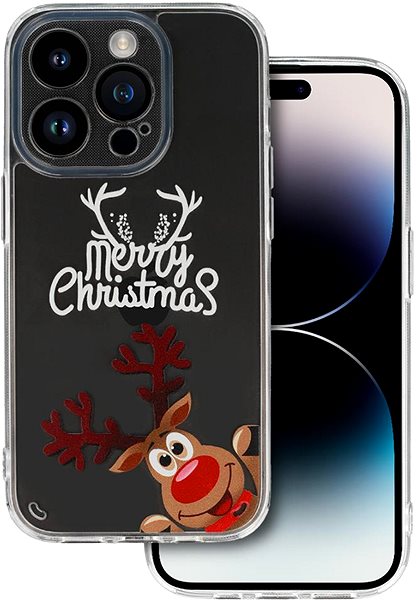 Kryt na mobil Tel Protect Christmas iPhone 15 Plus - vzor 1 Veselé sobie Vianoce ...