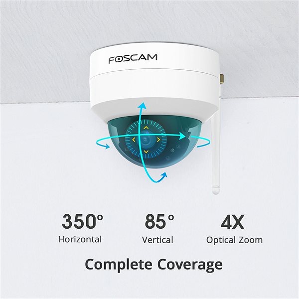 IP Camera FOSCAM 4MP 4X Dual Band Dome Camera Features/technology