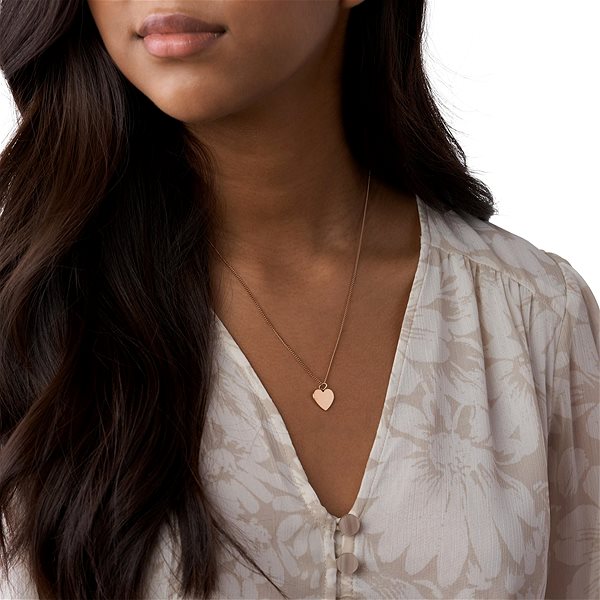 Fossil Steel Necklace JF03021791.