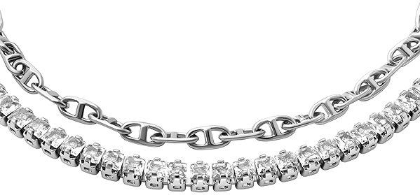 Fossil Women's Double Bracelet Heritage D-Link JA7273040.