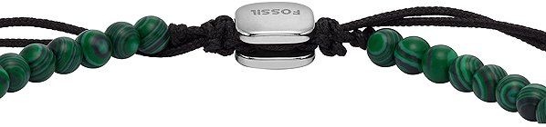 Fossil Men's Beaded Bracelet Malachite JF04415040.