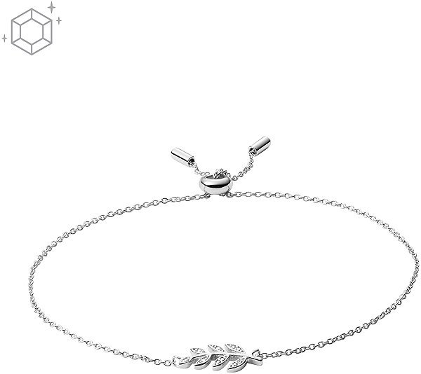 Fossil Women's Silver Bracelet JFS00484040 (Ag 925/1000, 9.8g).