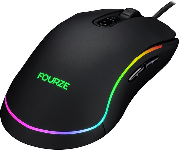 Gaming Mouse Fourze GM700 Gaming Mouse Black Lateral view