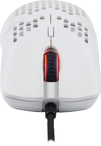 Gaming-Maus Fourze GM800 Gaming Mouse RGB Jet Pearl White Mermale/Technologie