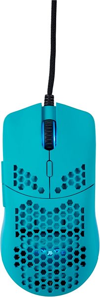 Gaming-Maus Fourze GM800 Gaming Mouse RGB Turquois Screen