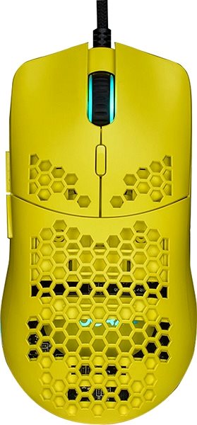 Gaming Mouse Fourze GM800 Gaming Mouse RGB Yellow Screen