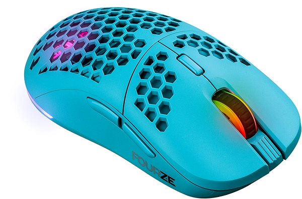 Gaming-Maus Fourze GM900 Wireless Gaming Mouse Turquois Mermale/Technologie