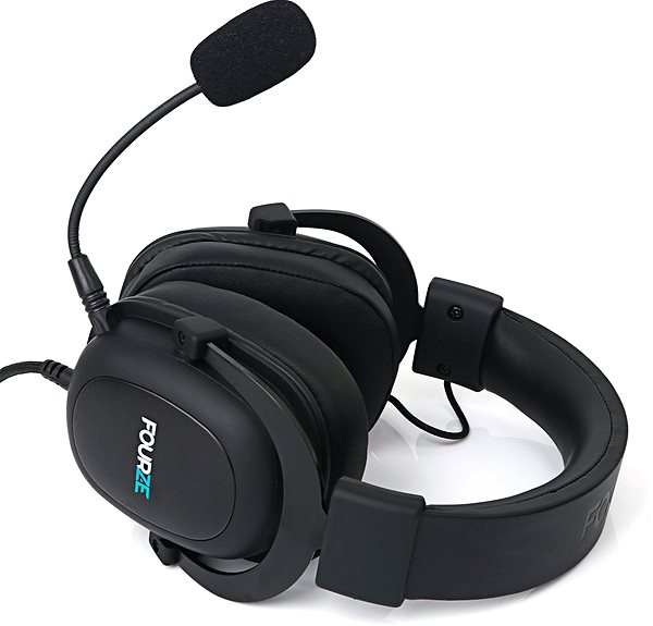 Herné slúchadlá Fourze GH500 Gaming Headset Black Bočný pohľad