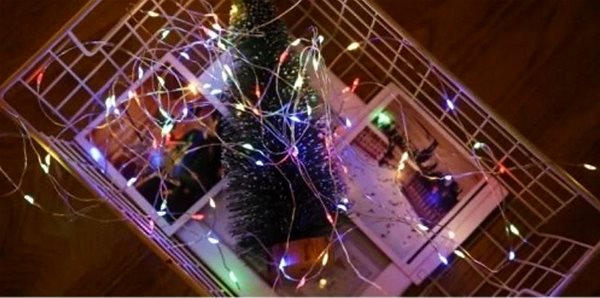 Light chain Foxter XT2695 Battery operated light chain 50 LED multicolour .