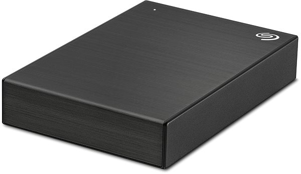 External Hard Drive Seagate One Touch Portable 1TB, Black Lateral view