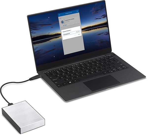 External Hard Drive Seagate One Touch Portable 1TB, Silver Features/technology