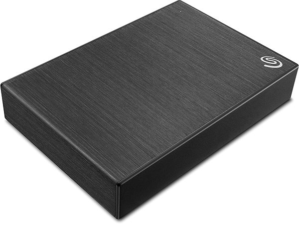External Hard Drive Seagate One Touch Portable 2TB, Black Lateral view