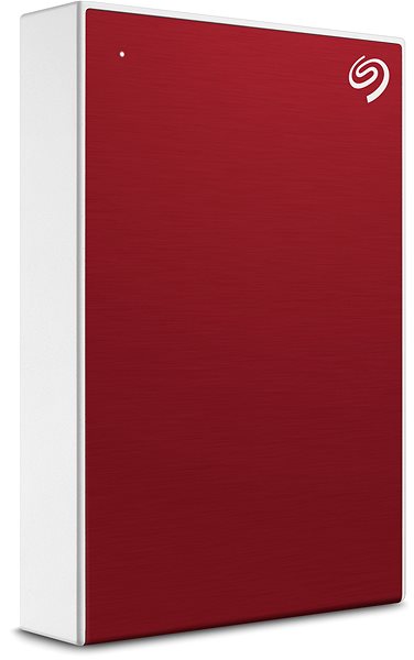 External Hard Drive Seagate One Touch Portable 2TB, Red Lateral view