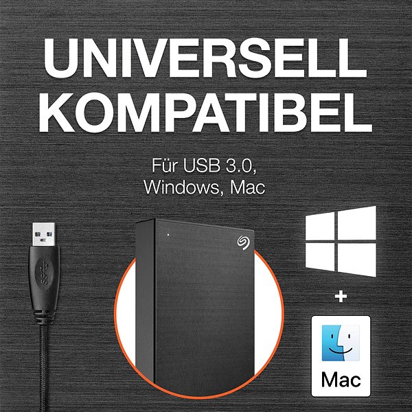 External Hard Drive Seagate One Touch PW 4TB, Black ...