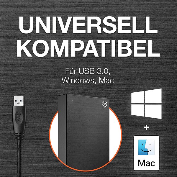 External Hard Drive Seagate One Touch PW 5TB, Black ...