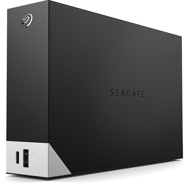 External Hard Drive Seagate One Touch Hub 4TB Lateral view