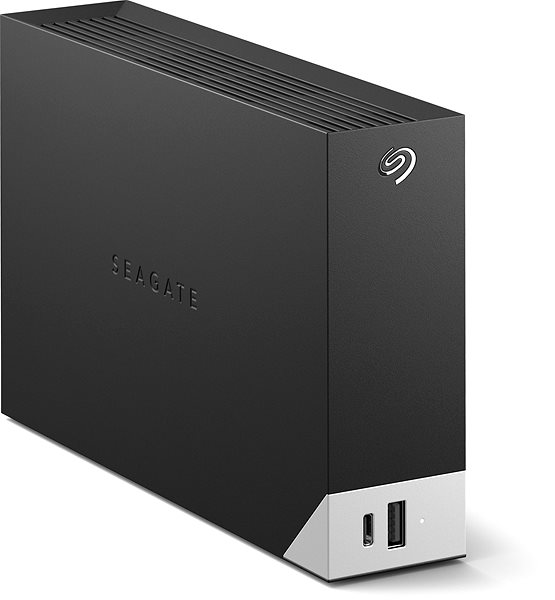 External Hard Drive Seagate One Touch Hub 20TB Lateral view