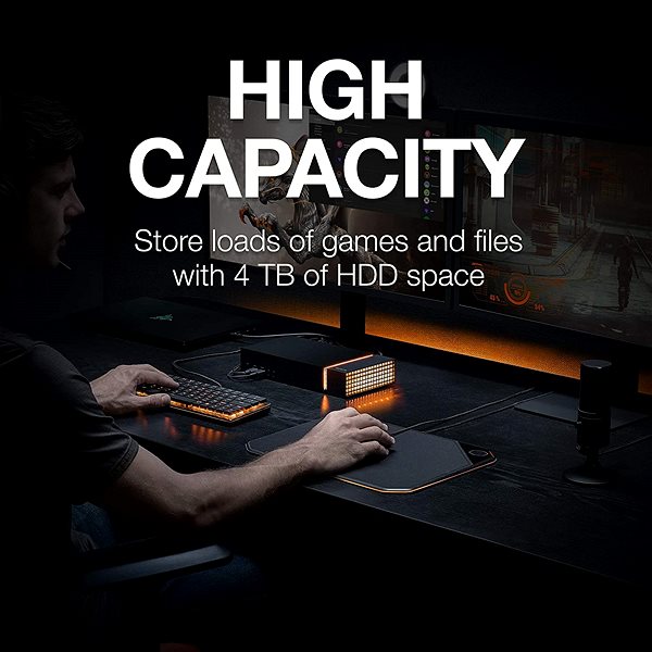 External Hard Drive Seagate Firecuda Gaming Dock 4TB Features/technology