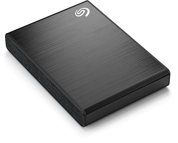 Externý disk Seagate One Touch Portable SSD 500 GB, čierny Bočný pohľad