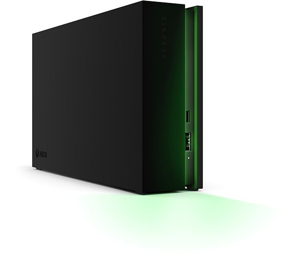 External Hard Drive Seagate Game Drive Hub for Xbox 8TB Lateral view