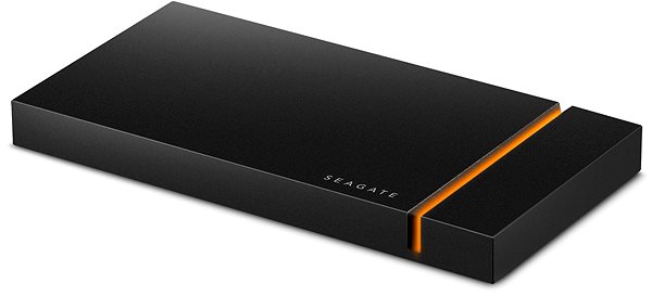 External Hard Drive Seagate FireCuda Gaming SSD 500GB Lateral view