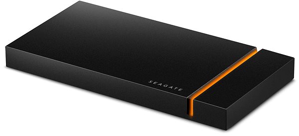 External Hard Drive Seagate FireCuda Gaming SSD 2TB Lateral view