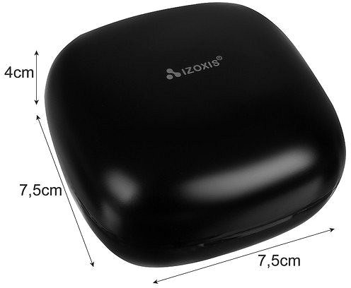 Bezdrôtové slúchadlá Izoxis 20378 Bluetooth 5.0, čierna ...