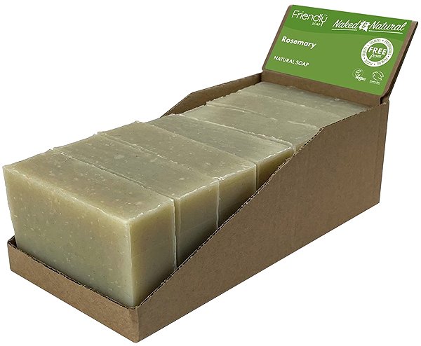 Solid Soap Friendly Soap natural rosemary 7 pcs zero waste packaging .