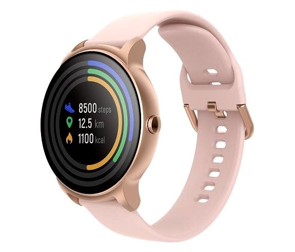 Smartwatch Forever ForeVive 2 SB-330 Gold Seitlicher Anblick