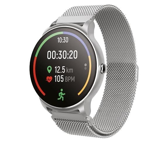 Smart Watch Forever ForeVive 2 SB-330 Silver Lateral view