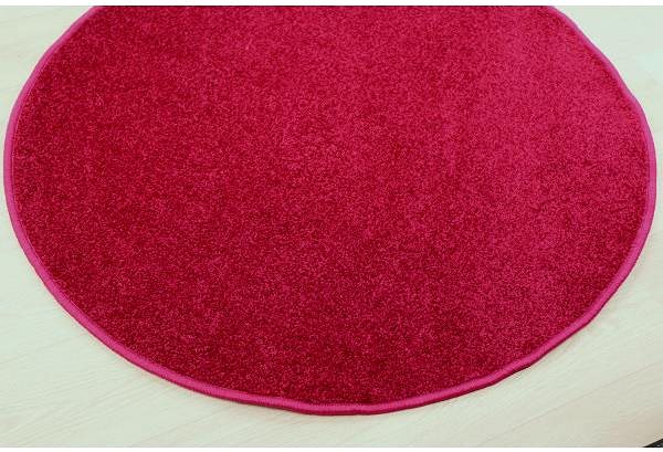 Koberec Vopi Kusový koberec Eton vínovo červený kruh 57 × 57 cm ...