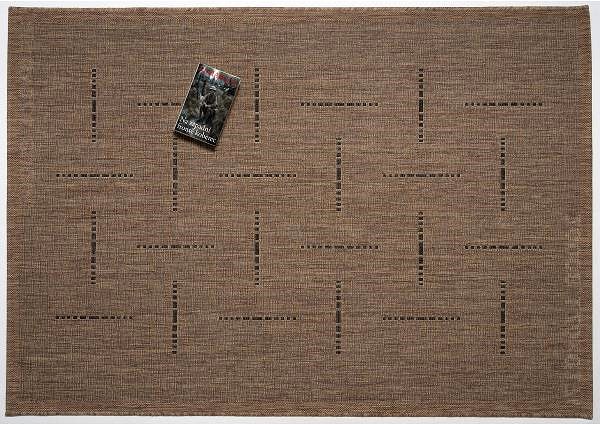Koberec Devos Kusový koberec FLOORLUX Coffee/Black 20008, 60 × 110 cm ...