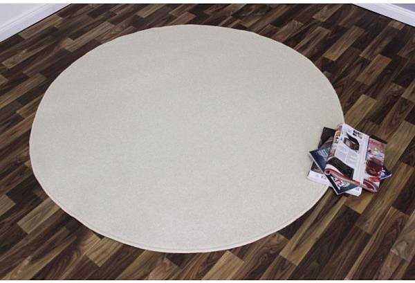 Koberec Hanse Home Collection Kusový koberec Nasty 101152 Creme kruh 200 × 200 cm ...