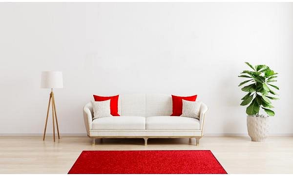 Koberec Betap Kusový koberec Eton červený 15 štvorec 60 × 60 cm ...