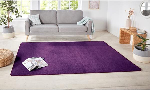 Koberec Hanse Home Collection Kusový koberec Nasty 101150 Purple 200 × 200 cm štvorec 200 × 200 cm ...