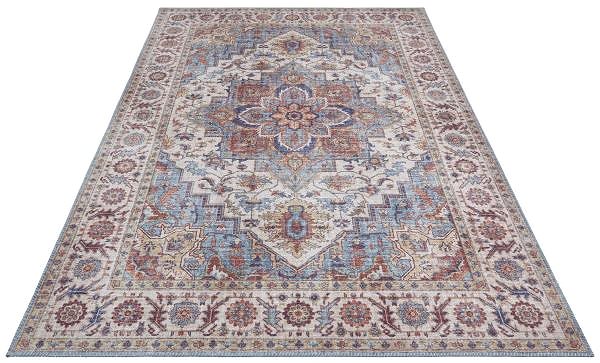 Koberec Nouristan - Hanse Home Kusový koberec Asmar 104002 Cyan/Blue 80 × 200 cm ...