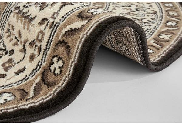 Koberec Nouristan – Hanse Home Kruhový koberec Mirkan 104439 Cream/Brown 160 × 160 cm ...