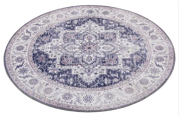 Koberec Nouristan – Hanse Home Kusový koberec Asmar 104003 Mauve/Pink kruh 160 × 160 cm ...