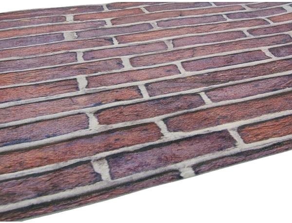 Koberec Apextextil Protišmyková 3D predložka Cihly ...