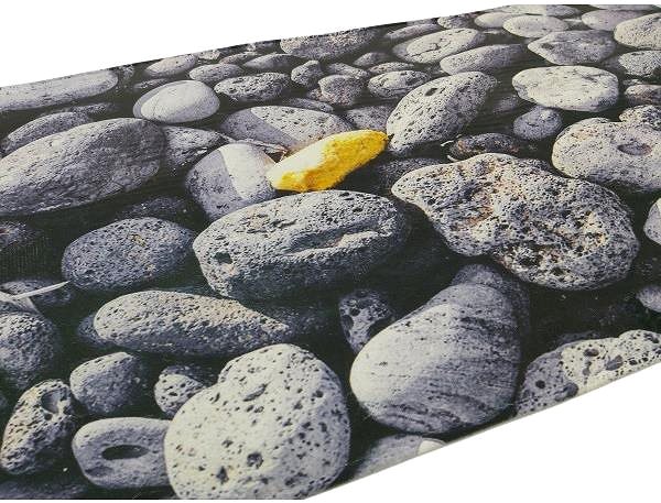Koberec Apextextil Protišmyková 3D predložka Sivé kamene 60 × 120 cm ...
