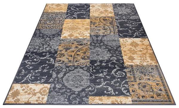 Koberec Hanse Home Collection Kusový koberec Gloria 105522 Grey Mustard 120 × 170 cm ...