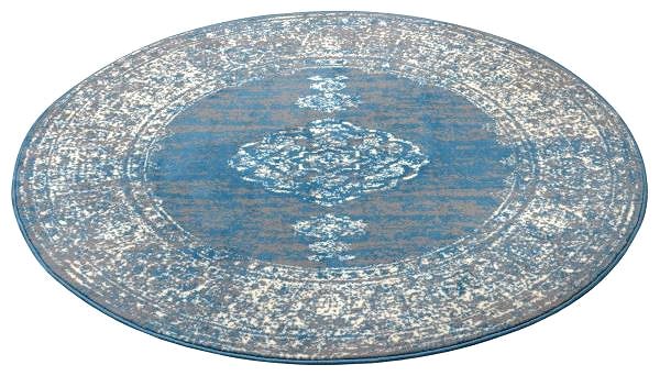 Koberec Hanse Home Collection Kusový koberec Gloria 105516 Sky Blue kruh 160 × 160 cm ...