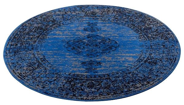 Koberec Hanse Home Collection Kusový koberec Gloria 105517 Jeans kruh 160 × 160 cm ...